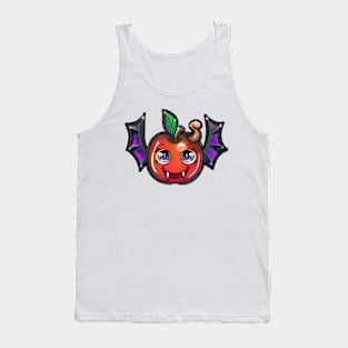 Kawaii Fruit Bat (Black) Tank Top